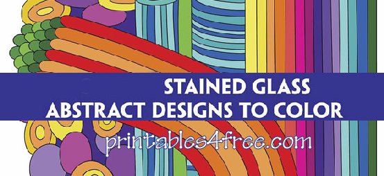 stained glass abstrac designs lgo