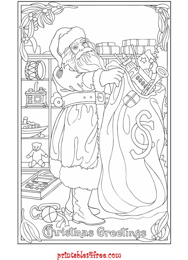 http://printables4free.com/coloring-online-for-adults-christmas/p4fi/santa-christmas-greetings.png