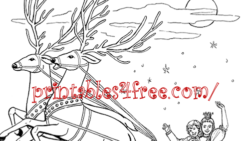 detailed christmas coloring online for adults