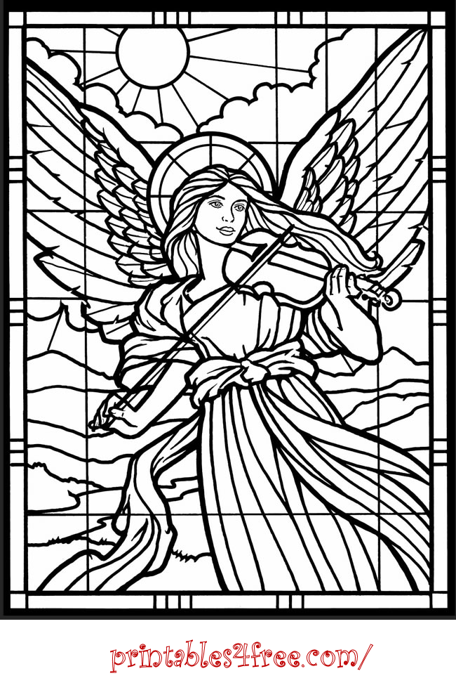  free Coloring Pages For Adults Beautiful Angels 