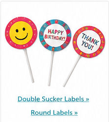Double sucker label preview