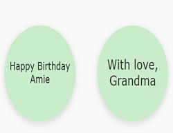 Round labels for gatherings preview