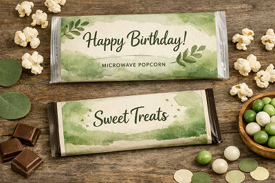 Food wrappers and take-home printables preview