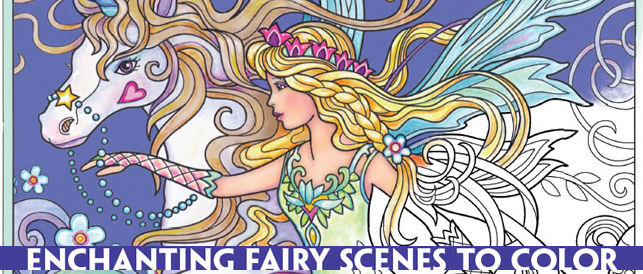 enchanted fairies coloring pages logo