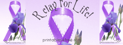  relay for life ribbon printable logo
